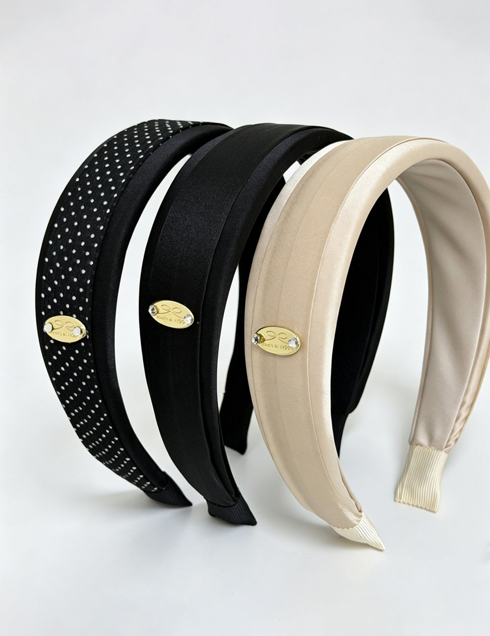 Elegant Solid Color Satin Wide Headband 6W6HBD325