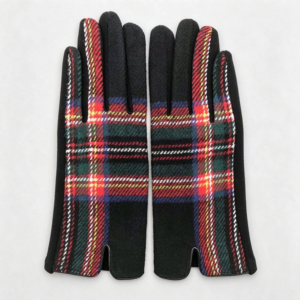 Color Contrast Plaid Touch Screen - DippedShop Wholesale - #6003
