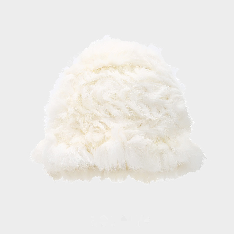 Elegant Faux Rabbit Fur Bucket Hats 6W6HAT679