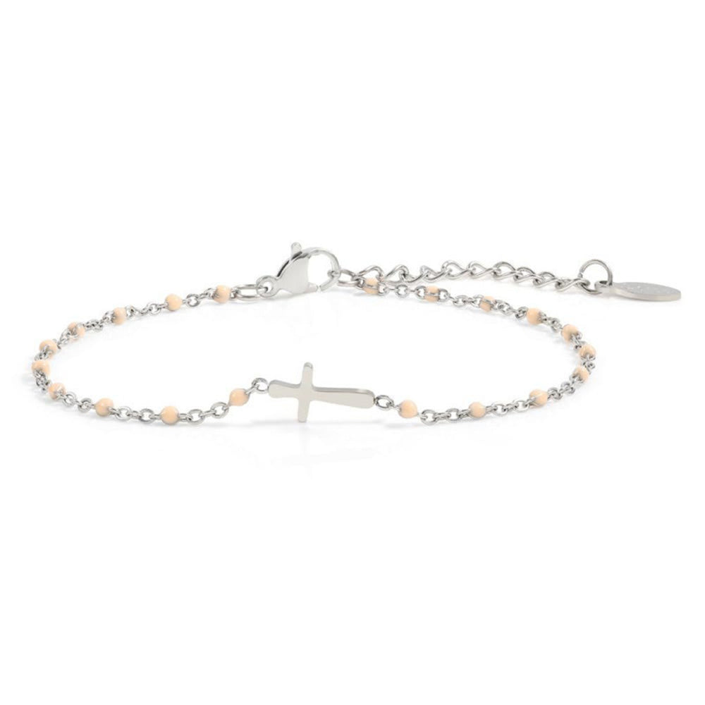 Cross Bead Chain Bracelet - DippedShop Wholesale - #2499