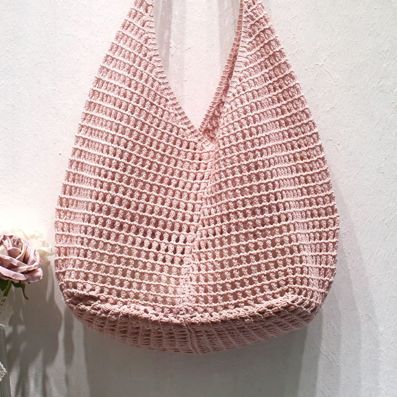Slouchy Hollow Out Large Capacity Shoulder Bag 6W10BBG1780