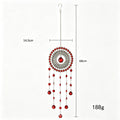 Multicolor Large Flower Wreath Crystal Sun Catcher 6H7HLS207