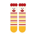 Funny Cartoon Color Block Breathable Crew Socks 6W8FSO669