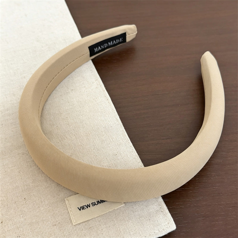 Minimalist Solid Color Padded Fabric Headband 6W6HBD324