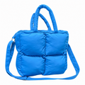 Trendy Puffer Square Solid Color Shoulder Bag 6W10BBG1805