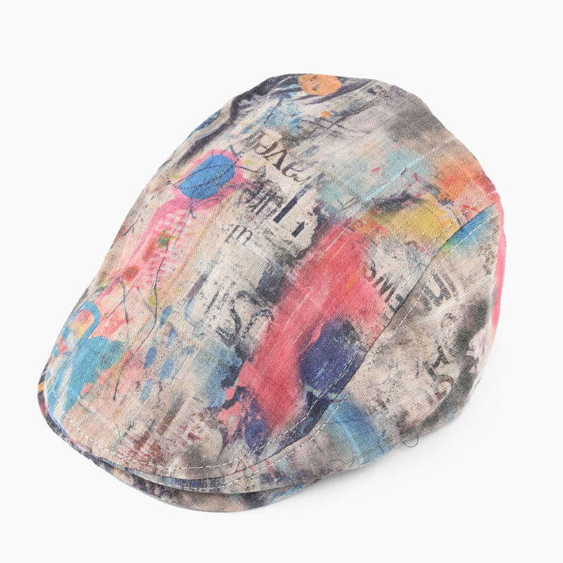 Stylish Graffiti Tie-dye Beret Hat MK2COK6W6HAT365