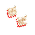 Boho Resin Bead Tassel Earrings - DippedShop Wholesale - #5587