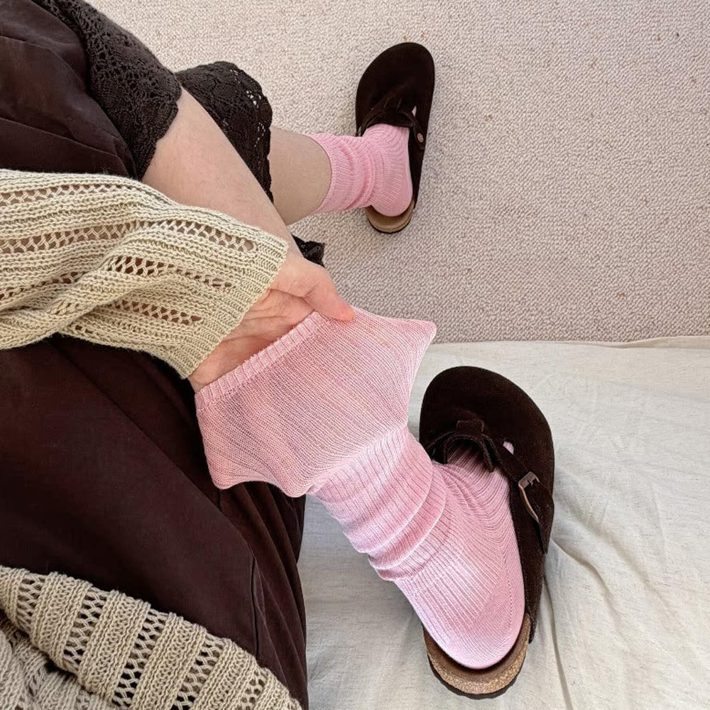 Mid-Calf Knit Socks - DippedShop Wholesale - #4291