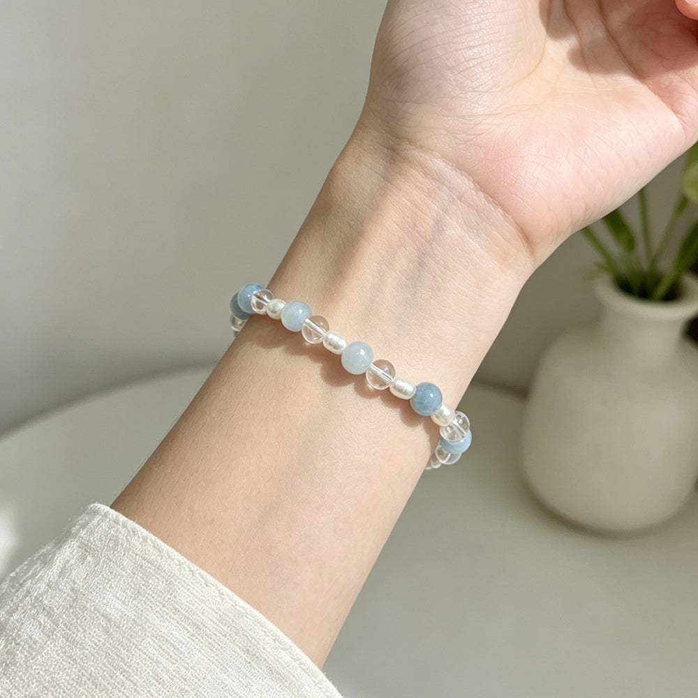 Stretchy Pearl Bead Bracelet - DippedShop Wholesale - #0163