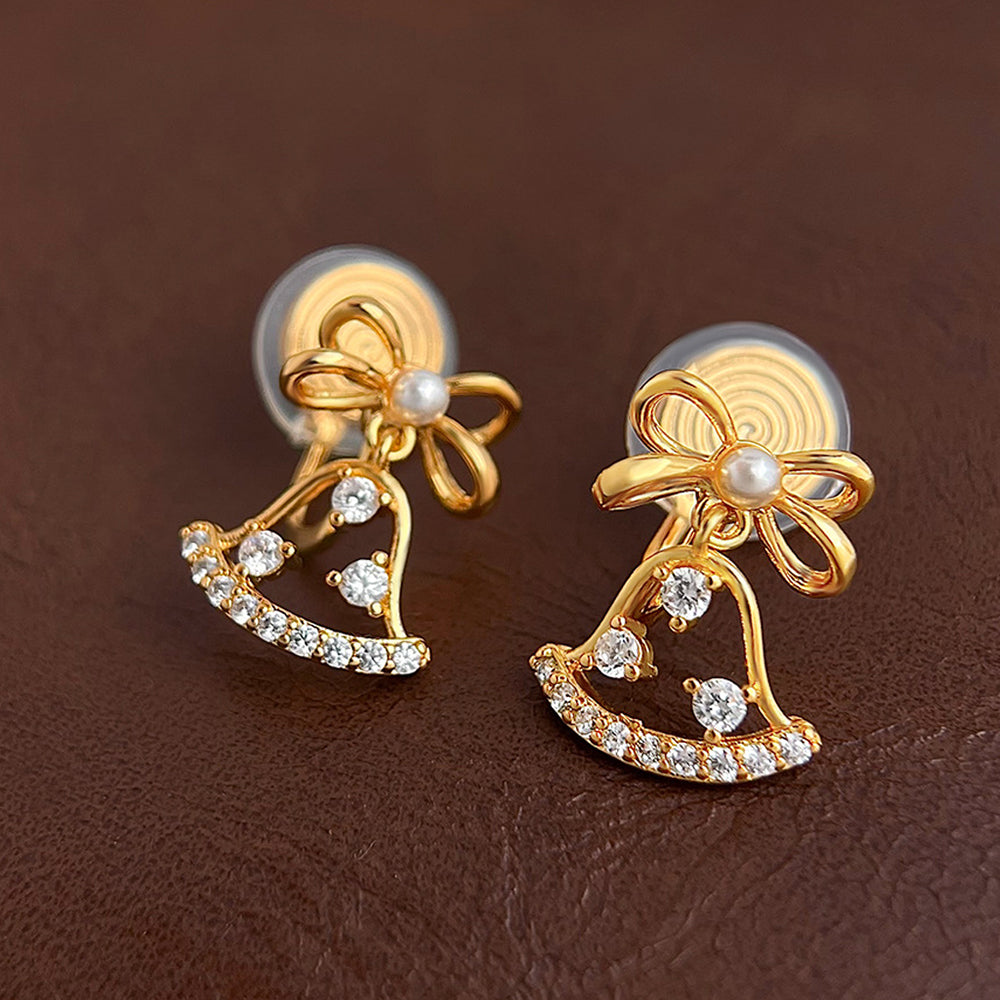Christmas Bell Stud Earrings - DippedShop Wholesale - #6643