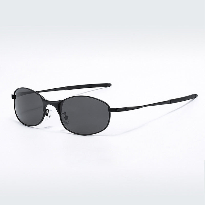 Oval Frame Polarized Cat-eye Sunglasses MK2PPIM6W6GSG206