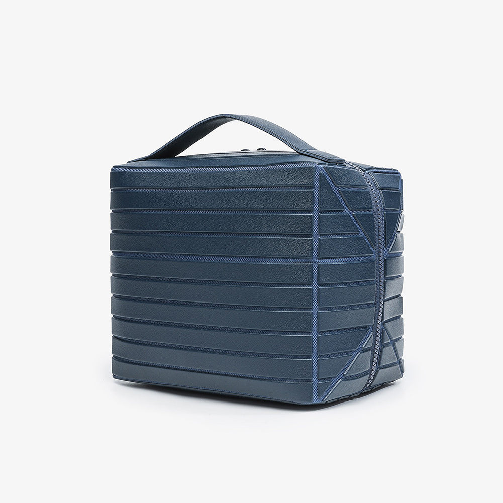 Trendy Striped Large Capacity Foldable Makeup Bag 6W5CO393