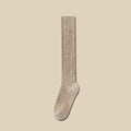 Cable Knit Calf Socks - DippedShop Wholesale - #0355