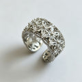 Floral Open Ring - DippedShop Wholesale - #1203
