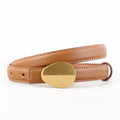 Simple Solid Color Metal Metal Belt 6W6JBT215