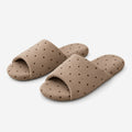 Polka Dots Quiet Sole Non-Slip Indoor Slippers 6W8FSP227