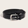Fashion Hollow Out Heart Rhinestone Buckle Belt 6W6JBT226
