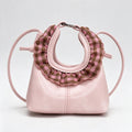 Cute Plaid Ruffle Trim Mini - DippedShop Wholesale - #3651