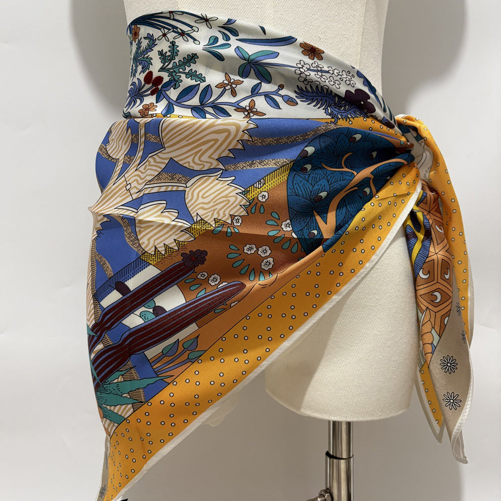 Trendy Floral Print Versatile Tie Waist Hip Scarf 6W6NSC235