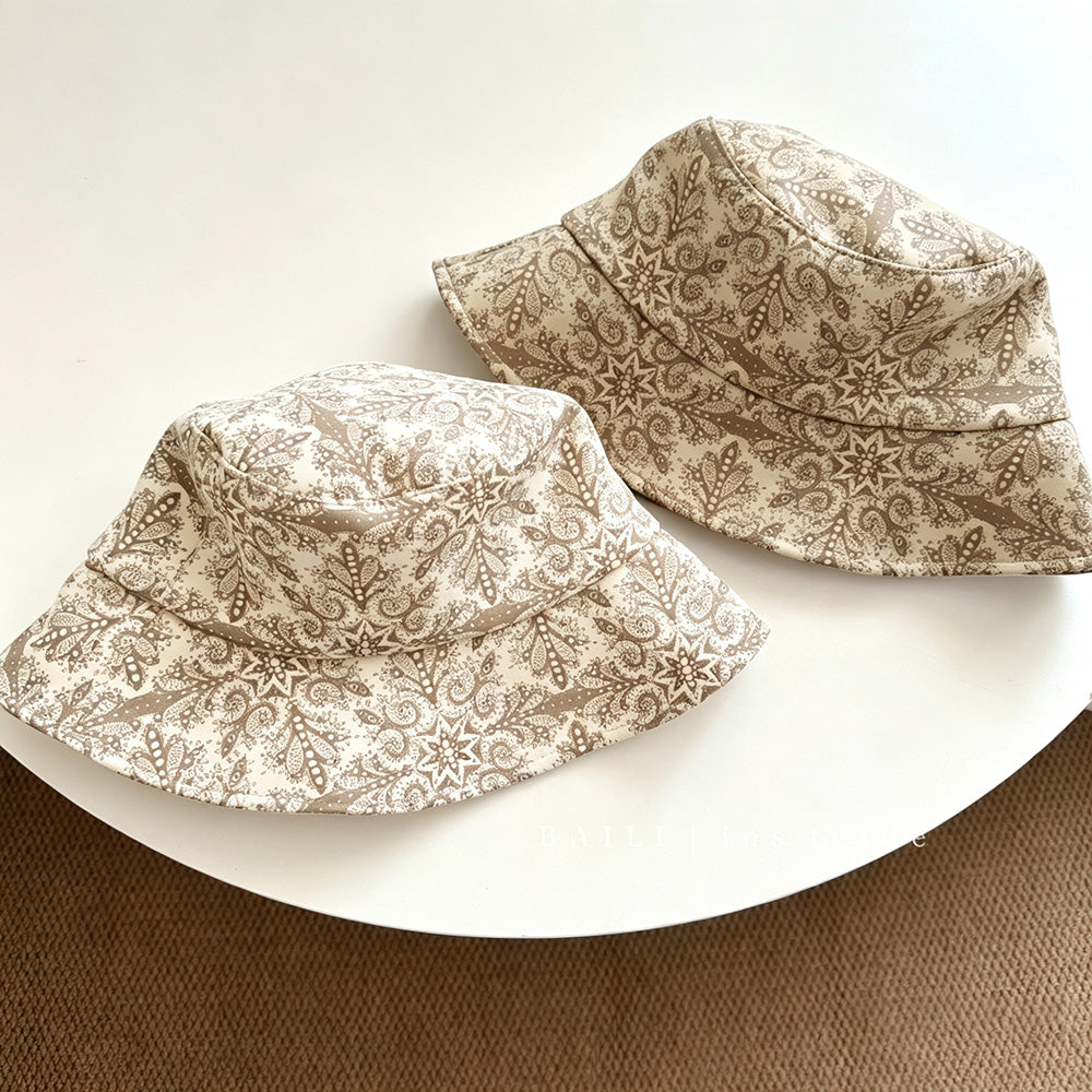 Boho Style Geometric Pattern Print Bucket Hat 6W6HAT794