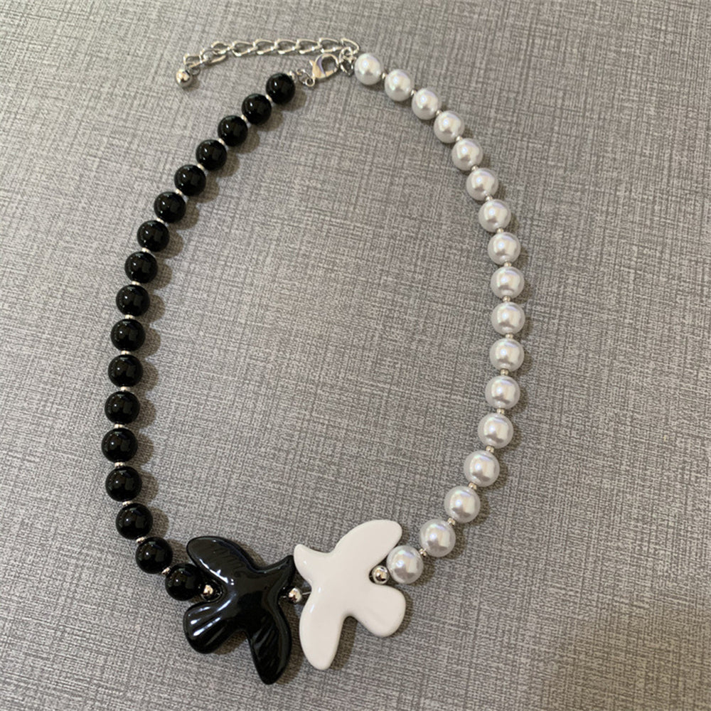 Ceramic Dove Pendant Necklace - DippedShop Wholesale - #7987