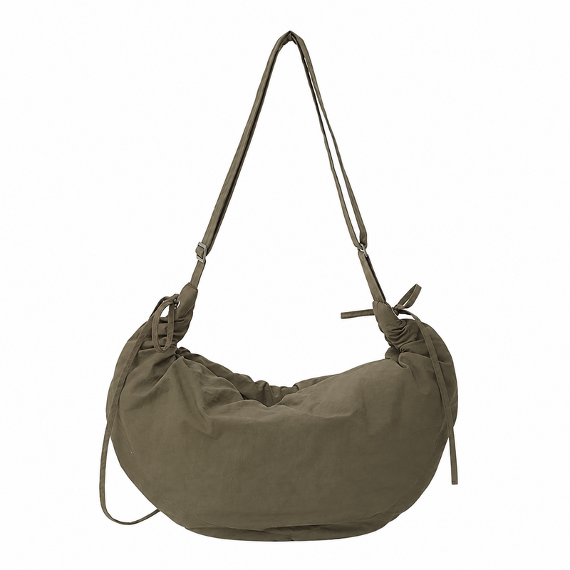 Fashion Ruched Large Capacity Crescent Bag 6W10BBG1807