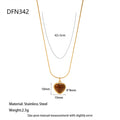 Tiger Eye Pendant Necklace - DippedShop Wholesale - #2003