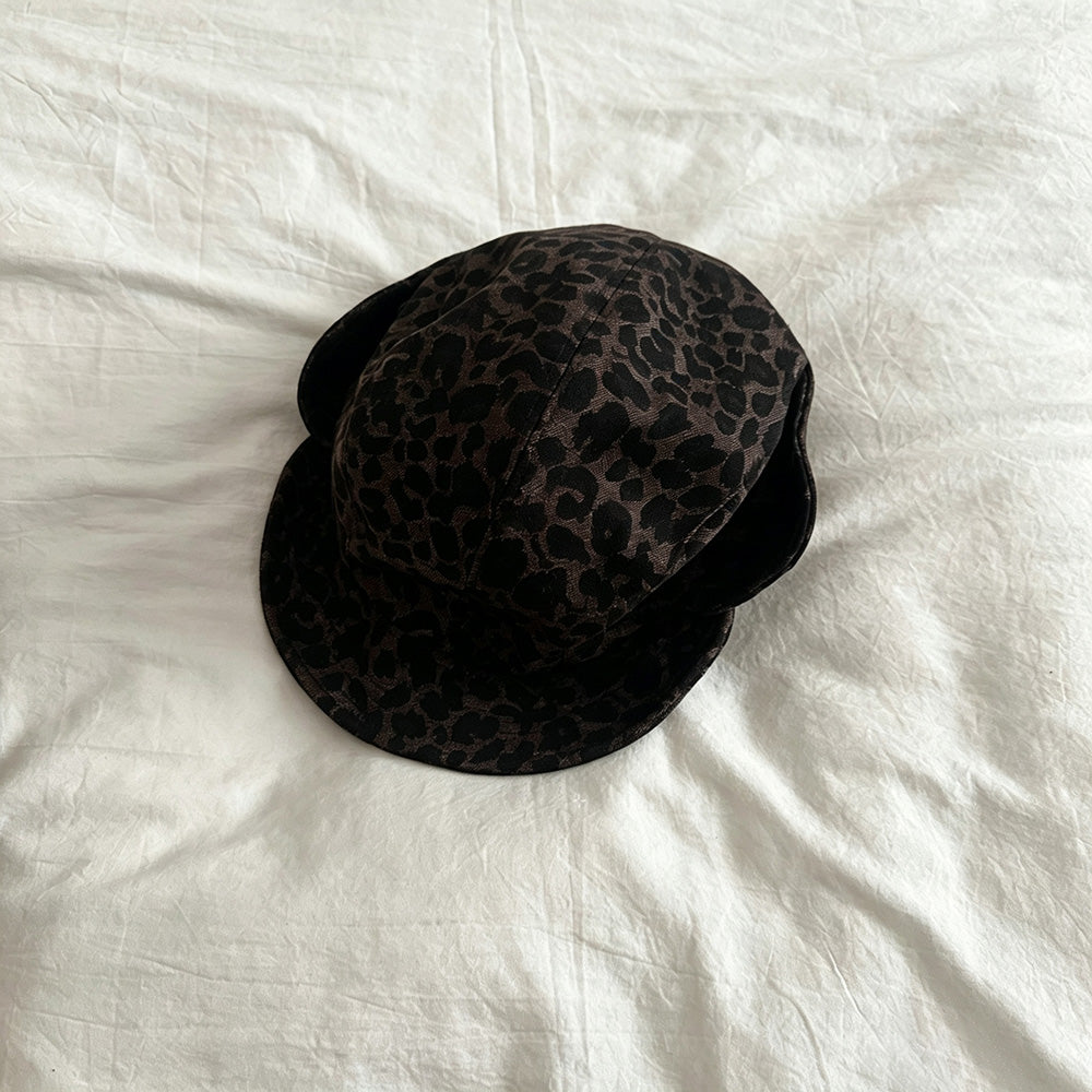 Trendy Leopard Print Color Block Newsboy Cap 6W6HAT796