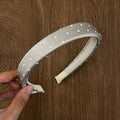 Minimalist Satin Polka Dot Non-Slip Headband 6W6HBD299