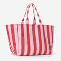 Striped Shopping Tote Bag - DippedShop Wholesale - #0387