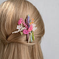 Beaded Flower Hair Clip - DippedShop Wholesale - #9651