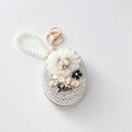 Floral Rhinestone Bag Charm - DippedShop Wholesale - #5955