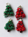 Christmas Tree Hair Clip - DippedShop Wholesale - #7443