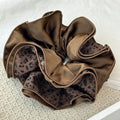 Retro Leopard Print Ruffled Hair Scrunchies 6W6HSR354
