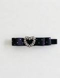 Sweet Polka Dots Heart Rhinestones Hair Clips 6W6HCP1231