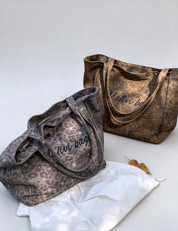 Casual Leopard Print Large Capacity Tote Bag 6W10BBG2352