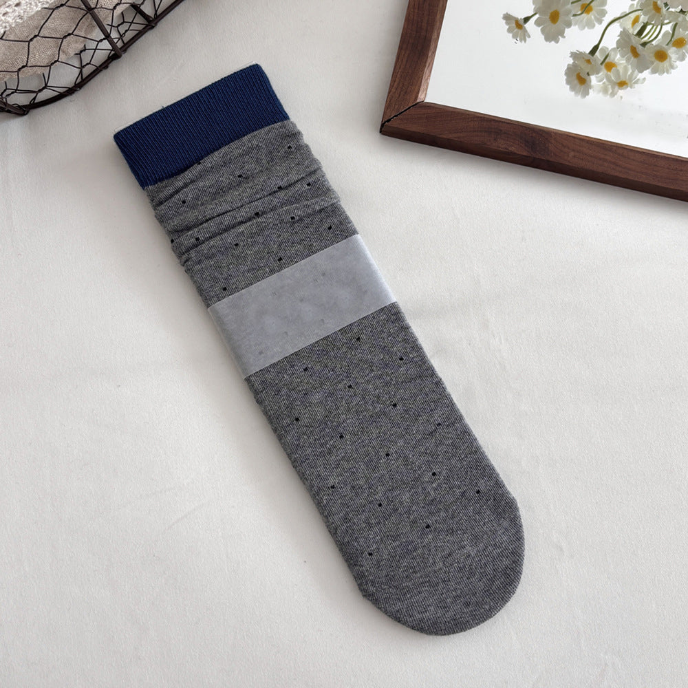 Slouchy Polka Dot Socks - DippedShop Wholesale - #5779