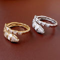 Trendy Snake Cubic Zirconia Open Finger Ring 6W6JRG378