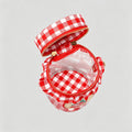 Cute Strawberry Jam Jar Shaped Crossbody Bag 6W10BBG2126