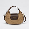 Retro Leather Trim Half Moon - DippedShop Wholesale - #6819