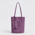 Vintage Woven Commuter Bucket Tote Bag 6W10BBG2467