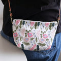 Vintage Floral Embroidery Crossbody Phone - DippedShop Wholesale - #2163