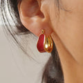 Irregular Hoop Earrings - DippedShop Wholesale - #7619