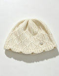 Elegant Solid Color Wool Blend Knit Beanie Hat 6W6HAT548