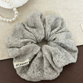 Simple Solid Color Hollow Out Elastic Scrunchies 6W6HSR384