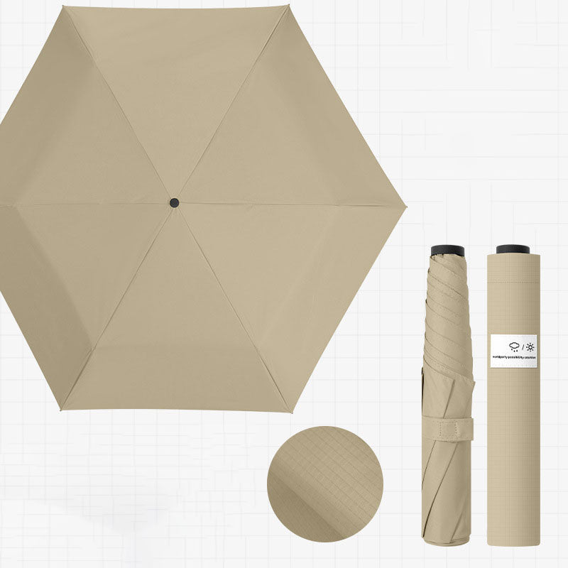 Minimalist Foldable Sun Protection Lightweight Umbrella MK2MBFN6Z11UL13