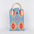 Boho Floral Print Knit Crossbody - DippedShop Wholesale - #3891