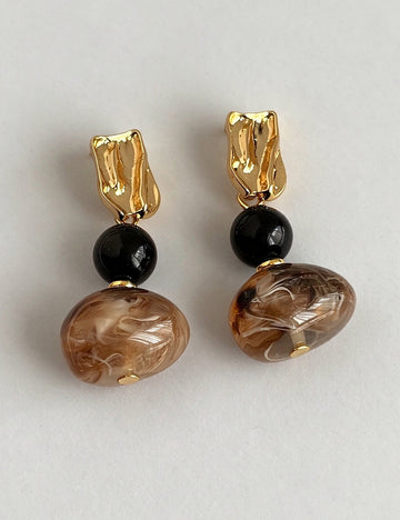 Amber Dangle Earrings - DippedShop Wholesale - #0563
