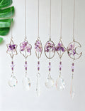 Purple Stone Tree of Life Crystal Sun Catcher 6H7HLS169