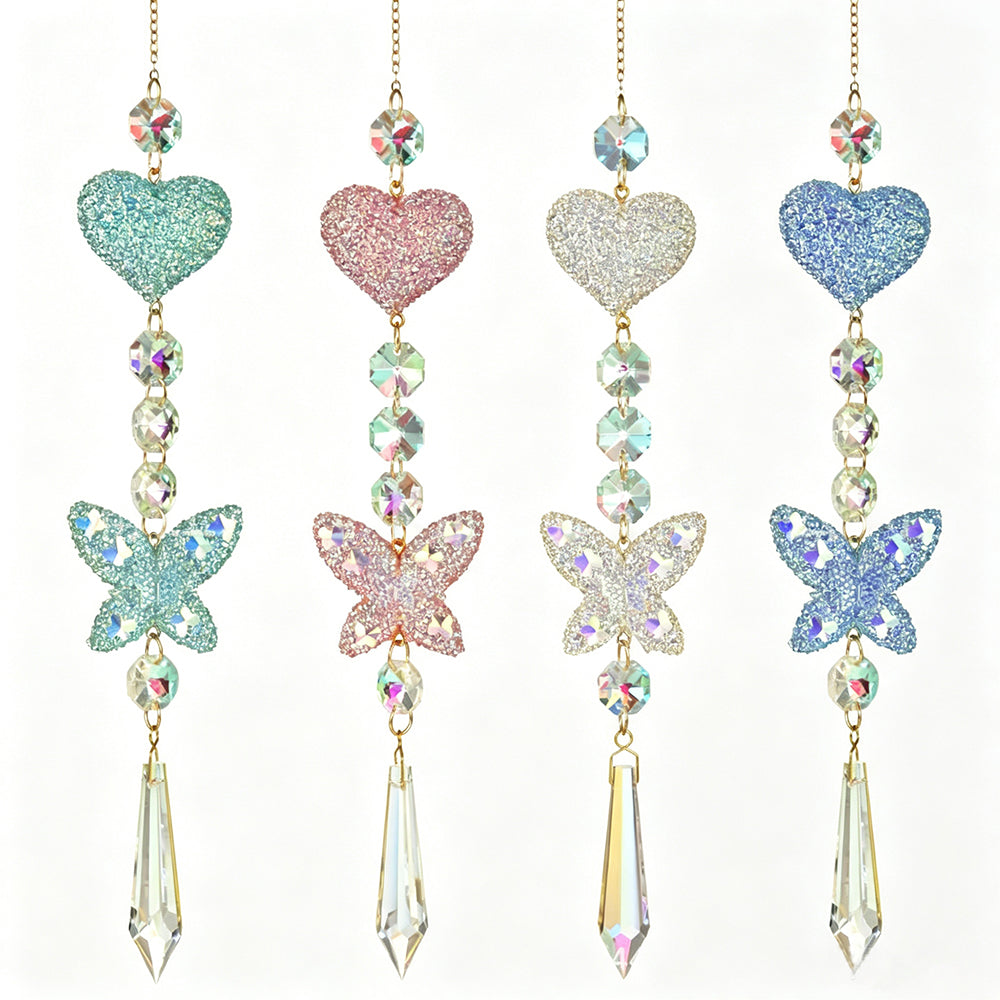 Butterfly Crystal Sun Catcher - DippedShop Wholesale - #1283